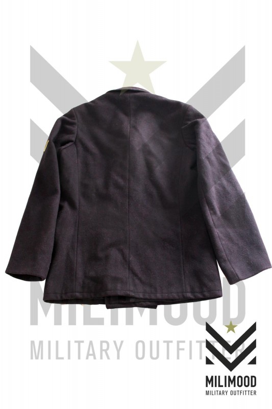 Abrigo marinero con borrego sintético en negro - Tom Ford