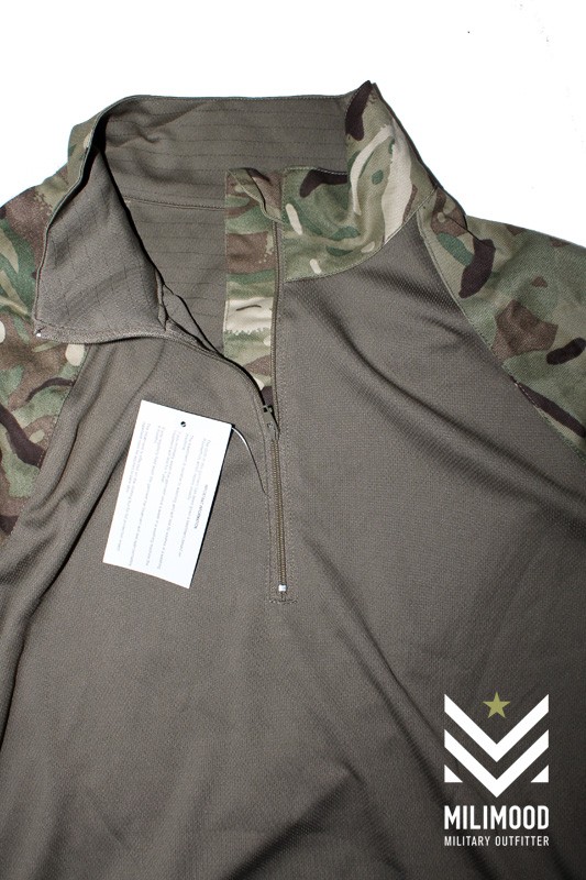 Chemise UBACS Armée Britannique MTP - Camo Marron - Combat Tactique Airsoft - Taille M
